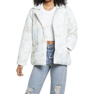 Blank NYC Perfect Day Quilted Watercolor Jacket NWOT